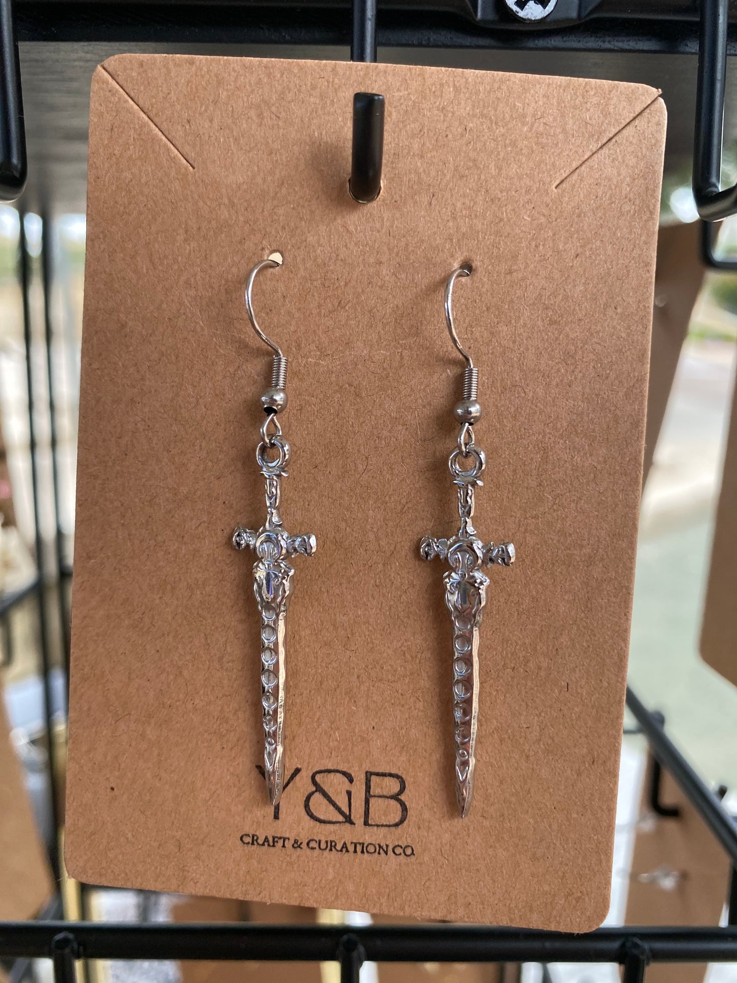 Sword Earrings