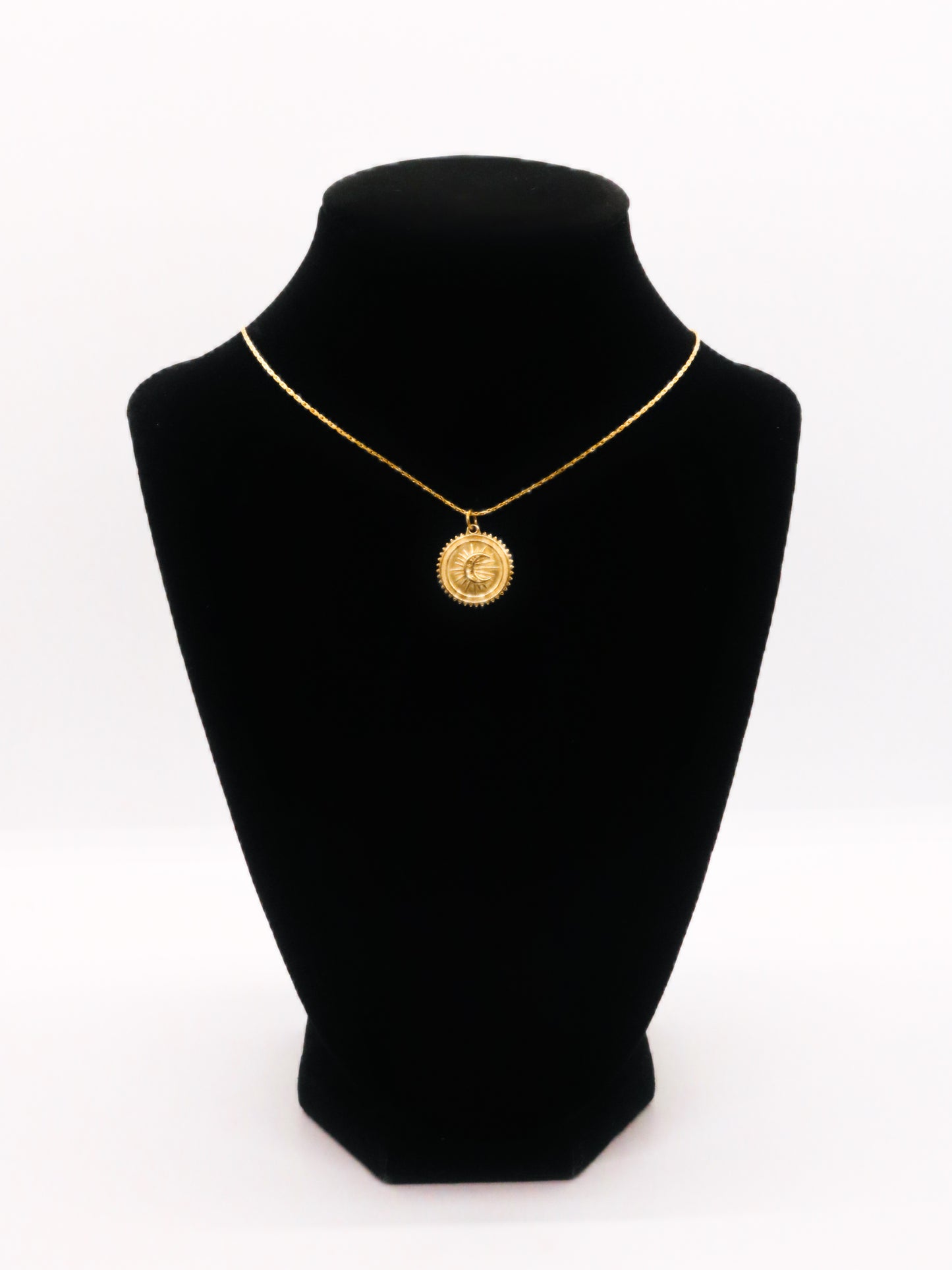 Moon Medallion Necklace