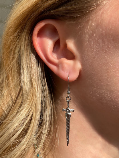 Sword Earrings