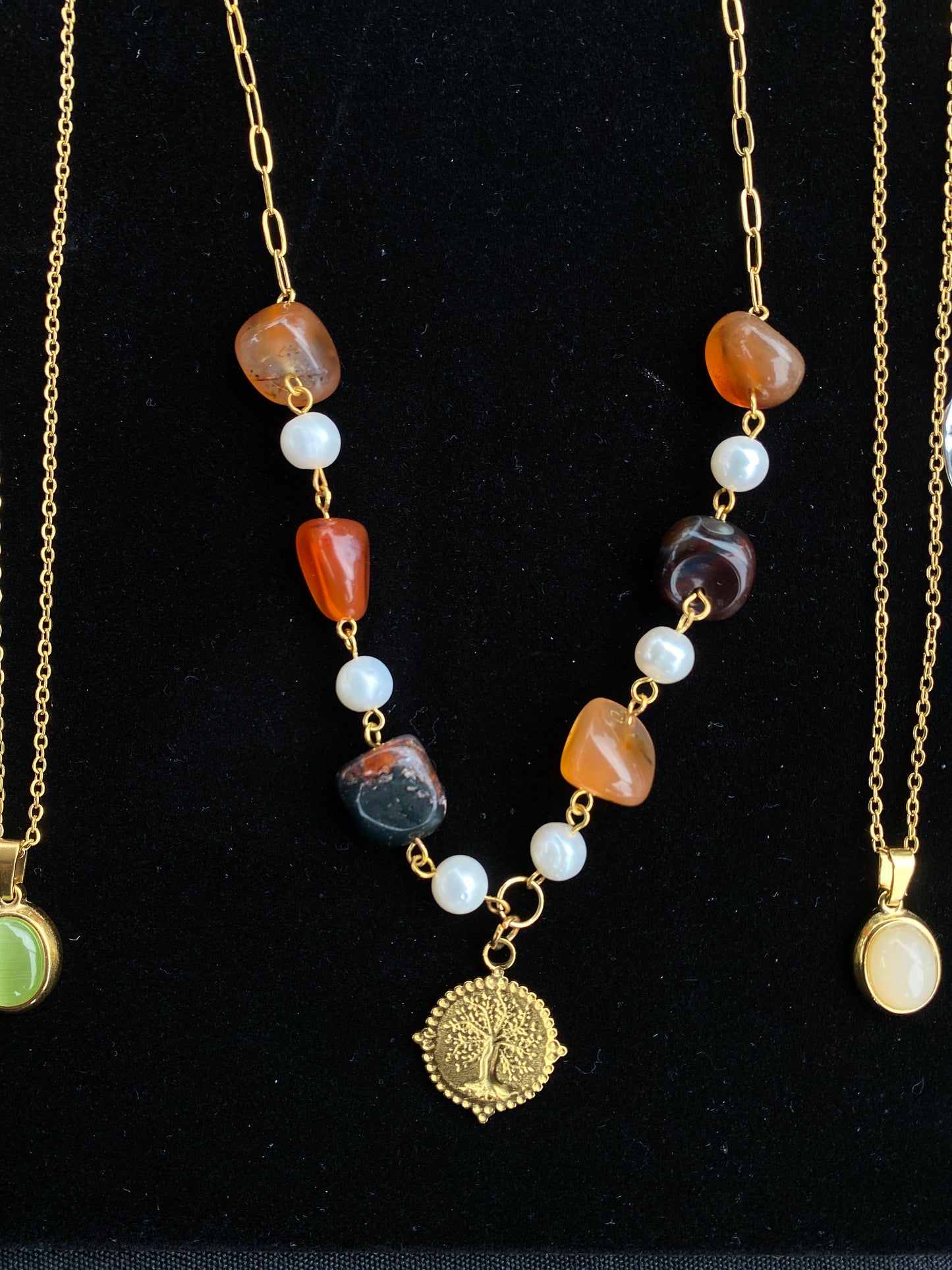 Tree of Life Stone Necklace