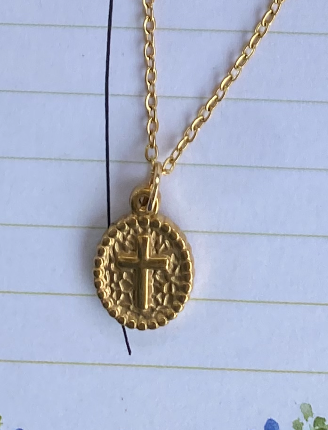 Cross Medallion Necklace