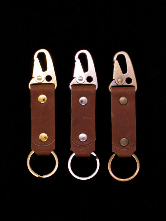 Leather Key Clip
