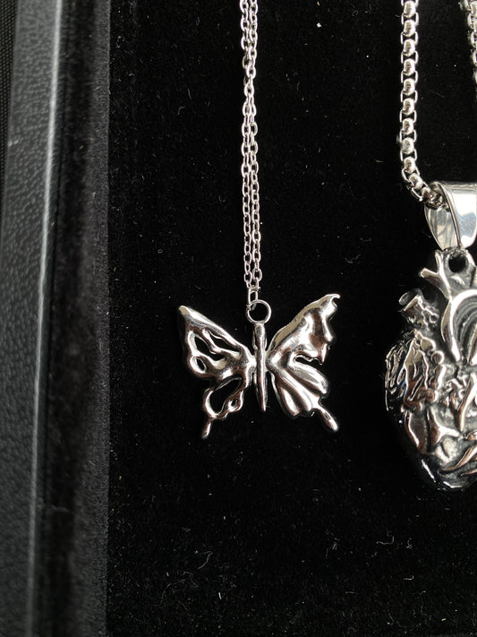 Cyber Butterfly Necklace