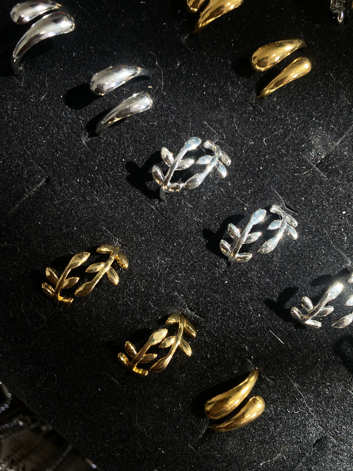 Adjustable Olive Branch Ring