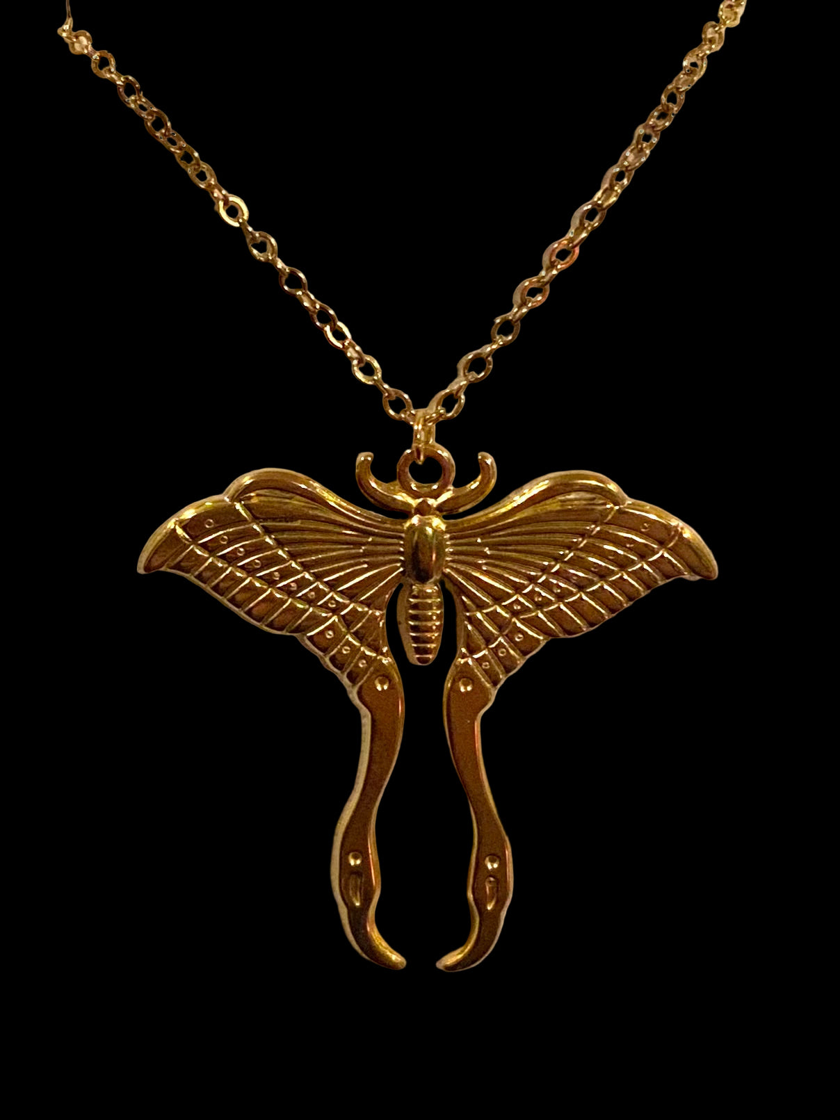 Luna Moth Necklace