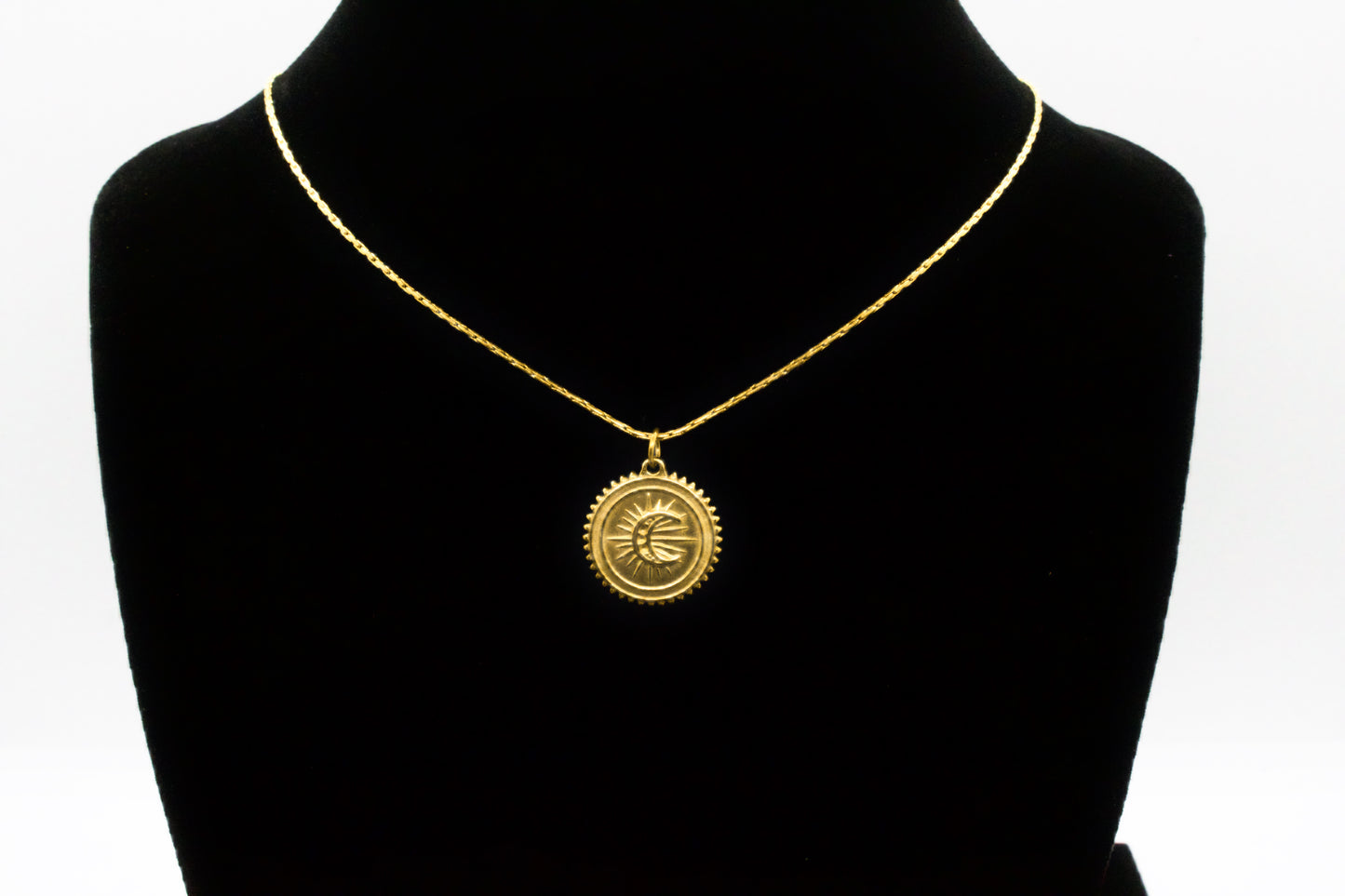 Moon Medallion Necklace