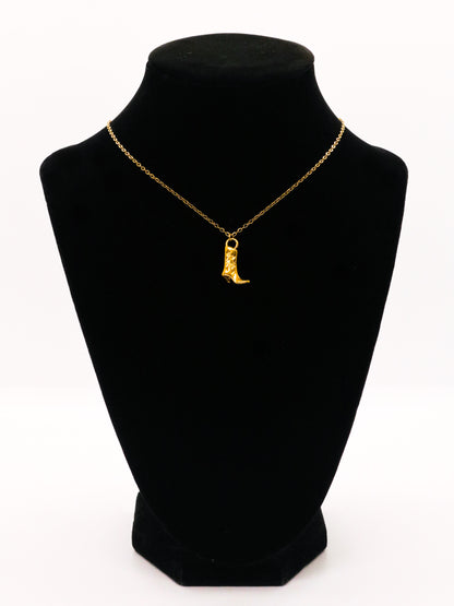 Cowboy Boot Necklace