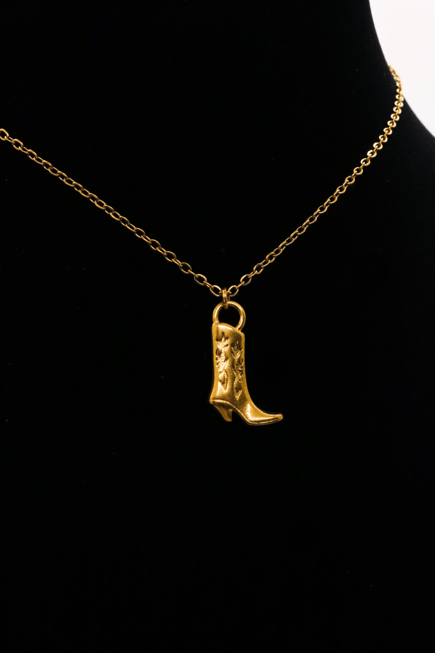 Cowboy Boot Necklace