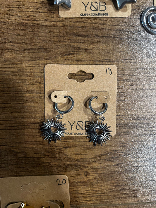 Heart Burst Earrings