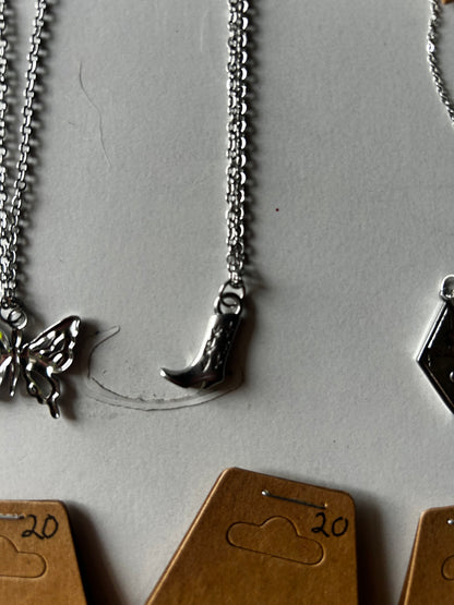Cowboy Boot Necklace