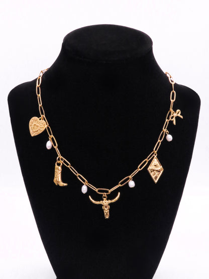 Western Dream Charm Necklace