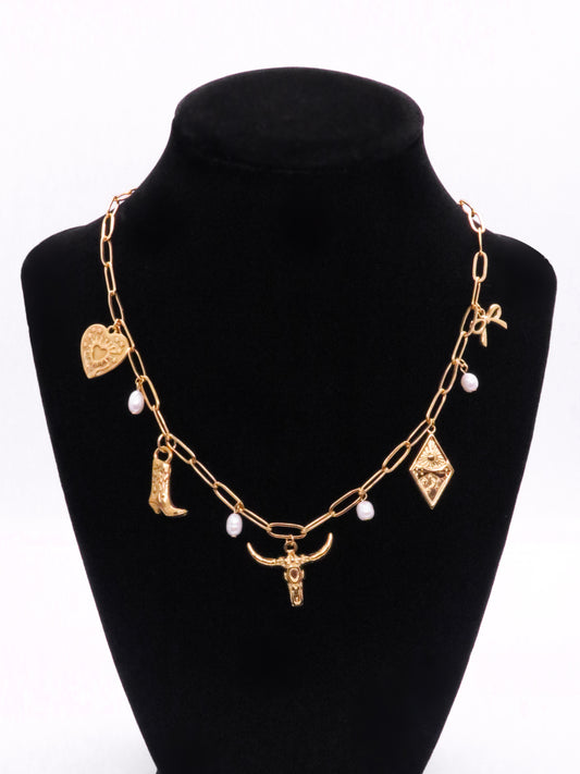 Western Dream Charm Necklace